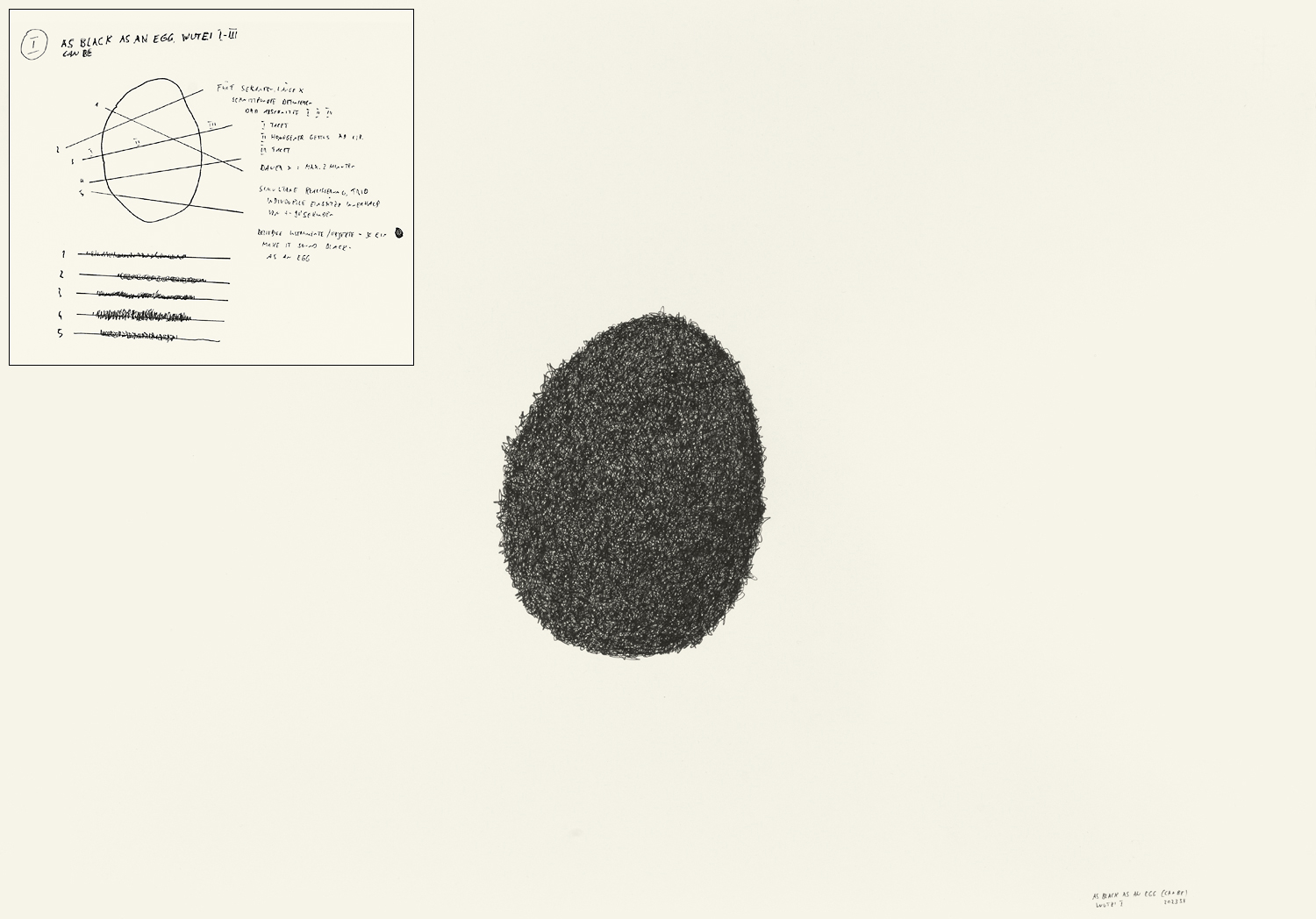 I AS BLACK AS AN EGG (CAN BE)